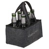 mucplants Männerhandtasche Bier Herrenhandtasche aus Filz mit 6 Fächern für