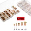Trimming Shop Flat Head Flange Rivet Nuts Threaded Inserts Anchoring