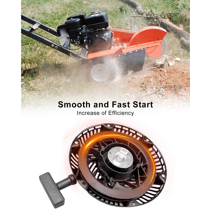 QAGGUM Starter Recoil Assembly Fit for Kohler CH440 Replace 17