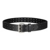 Dickies Men's Leather Double Prong Belt, Black, 34 (Waist: 32)