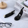 Ezymivs 2Pcs Acrylic Pen Display Stand, Black Acrylic Single Pen