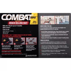 Combat Max 12 Month Roach Killing Bait Small Roach Bait Station 18 Count
