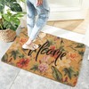 NociHah Hello-Summer-Welcome-Mat-Outdoor-Sunflower-Coir-Doormats-Front-Door-Mat-Outside-Entrance-Summer-Funny-Doormat 30"x17" (Hello Summer)