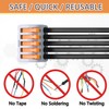 Lever Wire Connectors,HTCELLE 125-Piece Electrical Connectors Splice Kit Assortmentor Quick