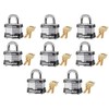 Master Lock 3KA-3210 1-1/2" Laminated Keyed Alike Padlocks - Quantity