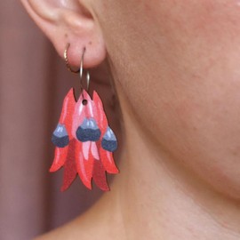 Pixie Nut & Co. Sturt Pea Hoop Earrings