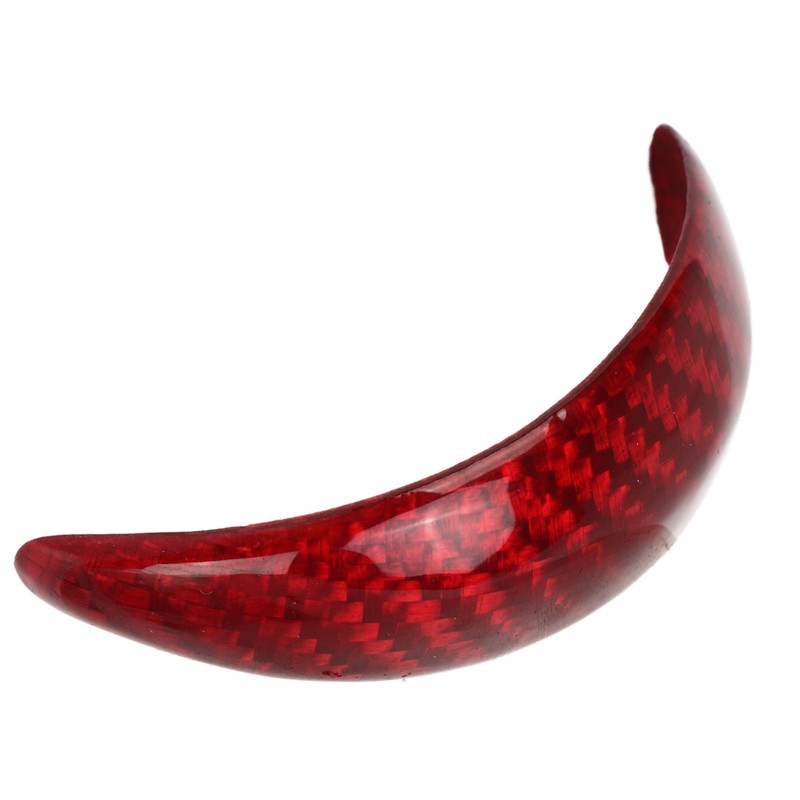 Gear Shift Knob Cover Red Red Carbon Fiber Shifter Lever