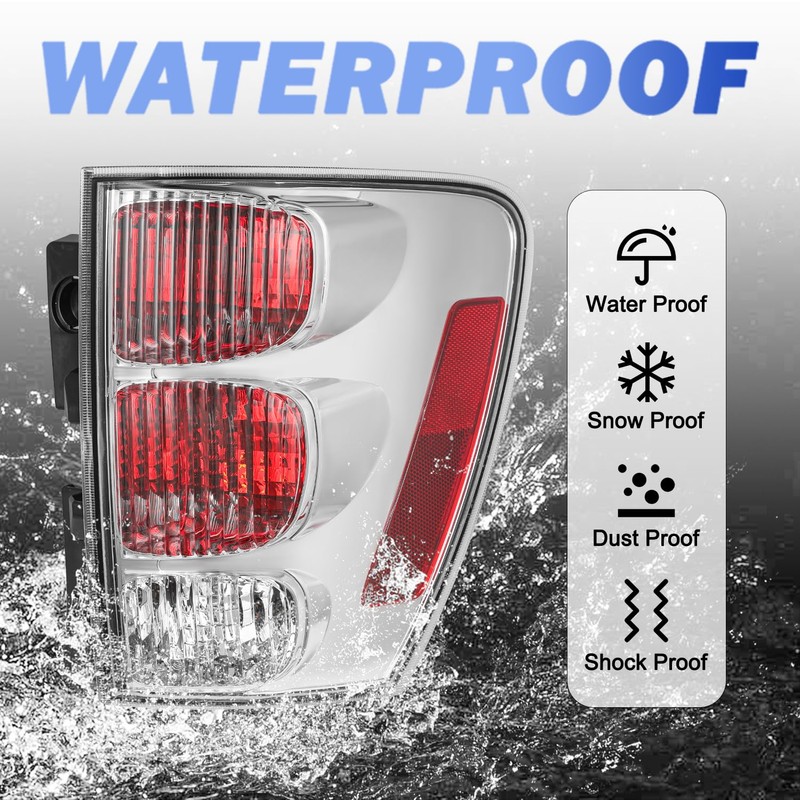 SOCKIR Tail Light Assembly fit 2005 2006 2007 2008 2009