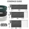 XKMT- White View Blocking Privacy Tape Weave w/bracket For Chain