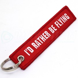 Rotary13B1 - I'd Rather BE Flying - Keychain