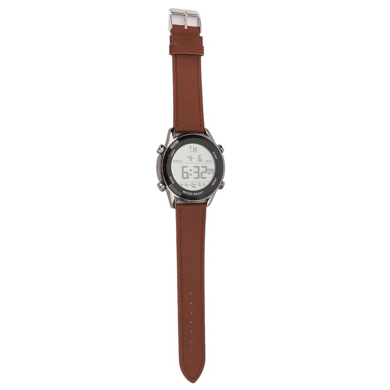 Men Digital Watch Dual Time Stopwatch Calendar Alarm Clock Waterproof