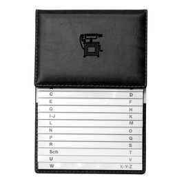 Veloflex 5157780 Scaled Telephone Index 155 x 225 mm Black