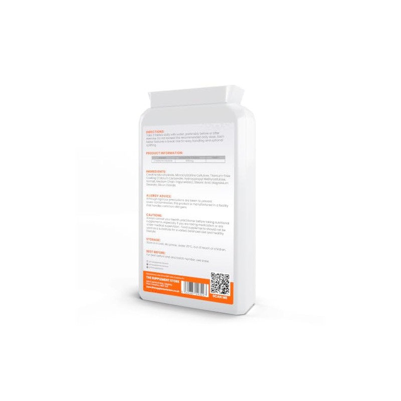 Creatine Monohydrate 1000mg Tablets (90 Tablets)