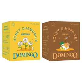 Domingo Honey Chamomile 10p + Honey Ginger 10p Set, Honey Chamomile 13g ..., 1 Set