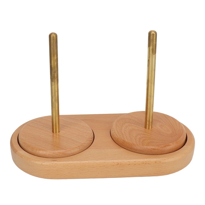 Double Yarn Holder Detachable Rotatable Large Capacity Yarn Ball Stand