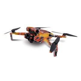 MightySkins Skin Compatible with DJI Mini 4 Pro - Hot Flames | Protective, Durable, and Unique Vinyl Decal wrap Cover | Easy to Apply, Remove, and Change Styles