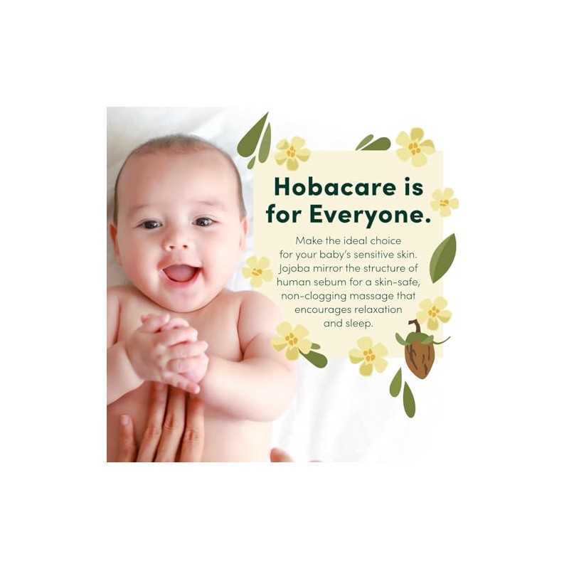 Organic HobaCare Jojoba Oil 250ml (8.45 oz) by Hobacare