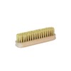 Horsehair Wax Brush for Polishing Horsehair Shoes with Wooden Handle