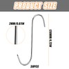 Stainless Steel Meat Hooks, 30 Pieces S-shaped Wall Hooks, Smoking