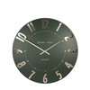 Thomas Kent 12" Olive Green Mulberry Wall Clock with Embossed