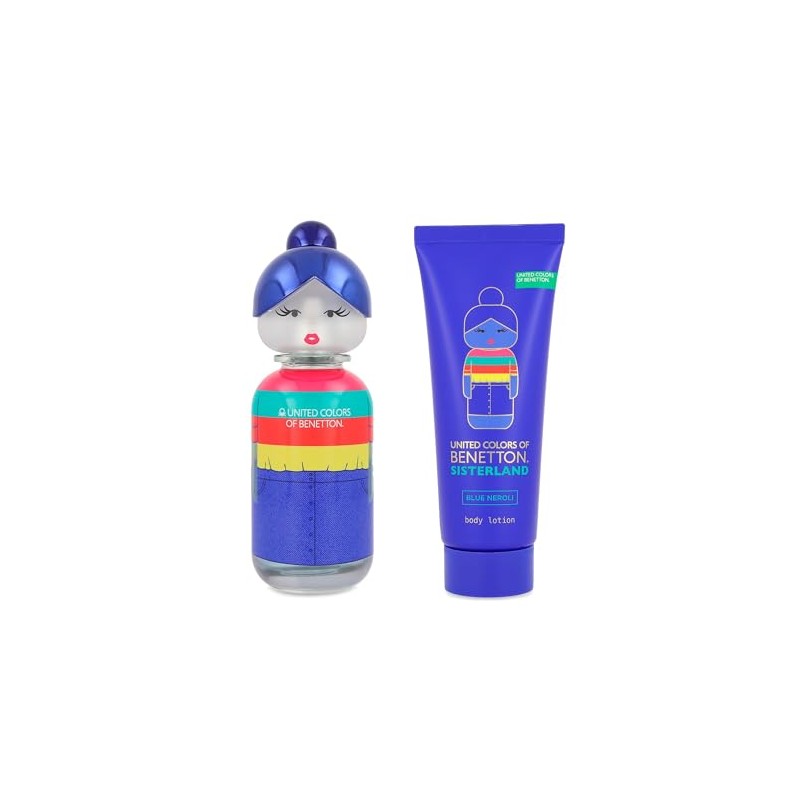 Set Benetton Sisterland Blue Neroli 2Pzs