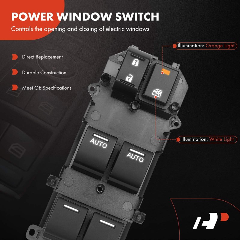 A-Premium Master Power Window Switch Compatible with Honda Odyssey 2014