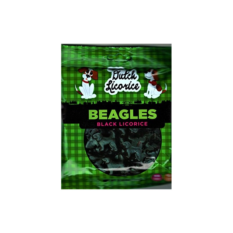 Gustaf’s Dutch Licorice Beagles Gummy Candy, 5.29 oz bag