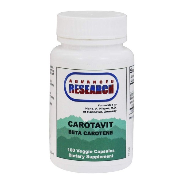 Advanced Nutritional Research Carotavit Beta Carotene 100 Veg Capsules