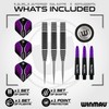 WINMAU Darts Kairos 24g 90% Professional Tungsten Steel Tip Darts