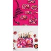 Floral Series Makeup Pouch, Pouch, Cosmetic Pouch, Tissue Case, Pink,