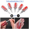 Mesee 5 Piece Stubby Ratchet Screwdriver, Mini Screwdriver Short Set,