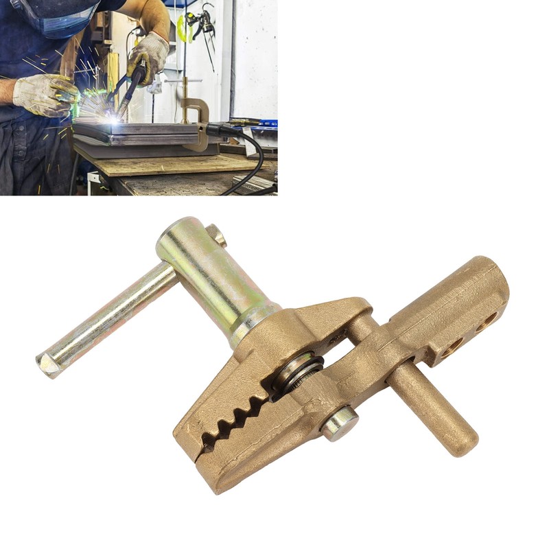 800A Grounding Brass Welding Clamp with Rubber Sleeve Great Electrical