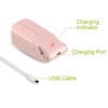 Folding Electric Fan Double Headed Portable Handheld Mini USB Fan