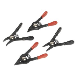 Sealey Ak8449 Mini Circlip Pliers Set 4Pc