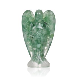 Lunaanda Angel statue, wonderful lucky charm, guardian angel figure, natural guardian statue, crystals, stone, guardian angel