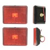 LIBRA 2 Red 2" Square LED Trailer Side Marker Lights
