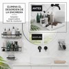 Clara Clark - Juego de Accesorios de baño Gris, Juego