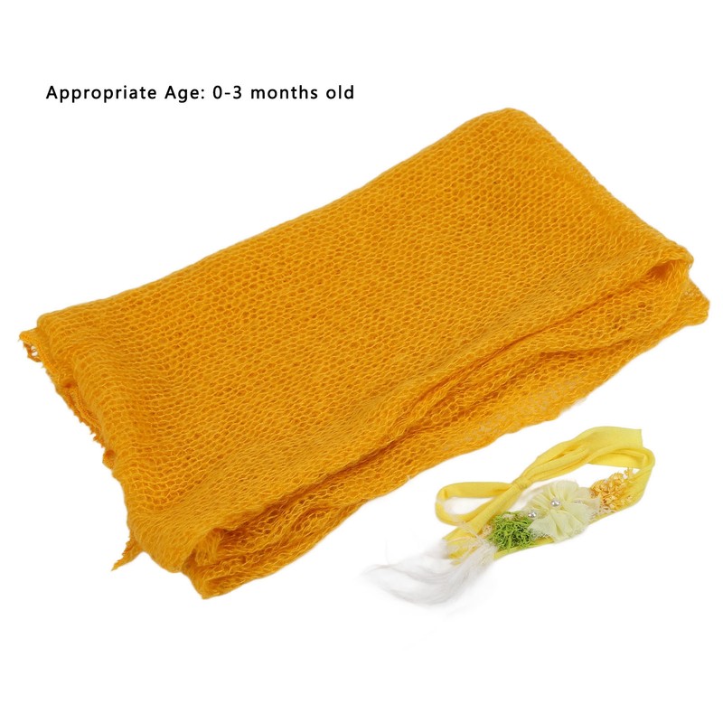 Breathable Newborn Photography Wrap DIY Infant Photo Blanket Swaddle Photography