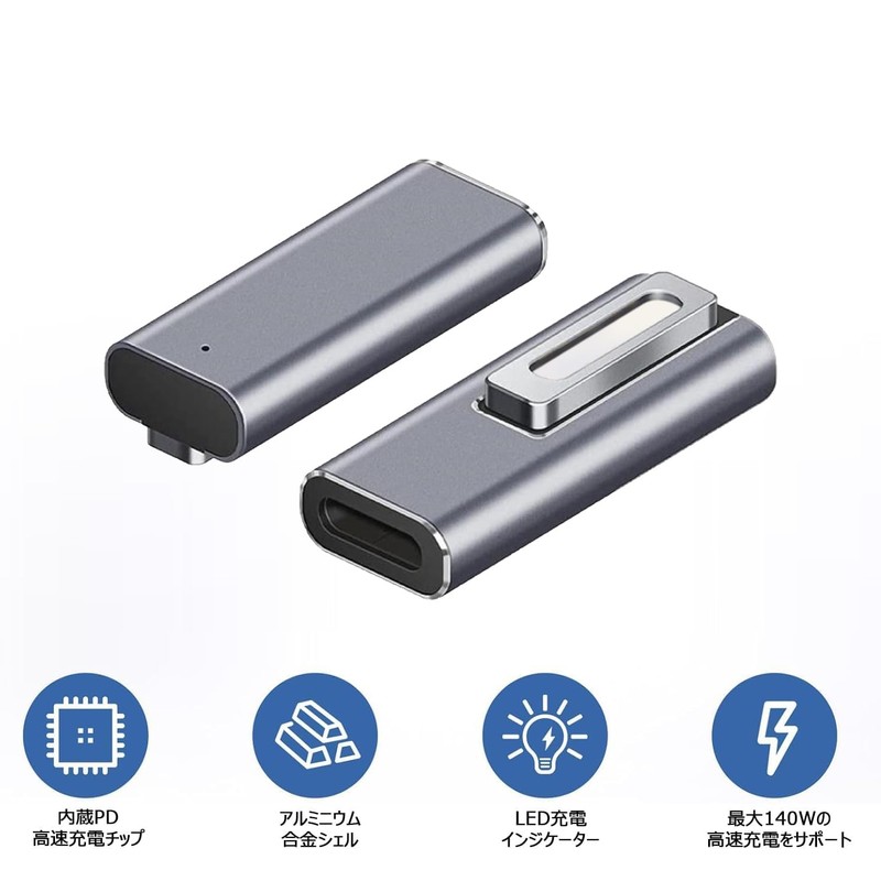 140W USB-C to Mag-safe 3 Magnetic Charger Adapter, 140W Rapid