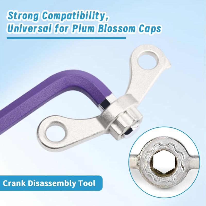 KxrTpx Bike Crank Removal Tool, 2 In 1 Bottom Bracket