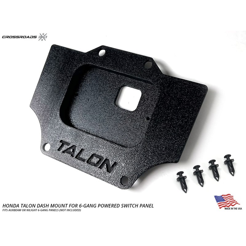 Crossroads 3D Dash Mount Compatible with Auxbeam 6-Gang Switch Panel