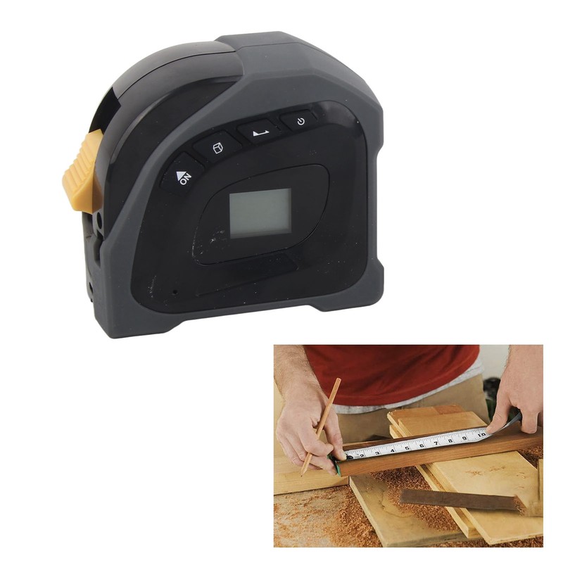 Digital Laser Tape Measure Self Lock Device Infrared Area Volume