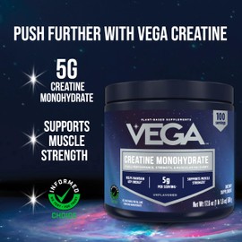 Vega Creatine Monohydrate, 17.9 Ounce, 100 Servings (Pack of 1)