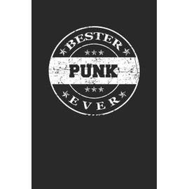 Bester Punk Ever: A5 Blanko • Notebook • Notizbuch • Taschenbuch • Journal • Tagebuch - Ein lustiges Geschenk für die Besten Männer Der Welt