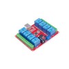 USB Switch Relay Module, 8-Channel 12V Computer USB Smart Switch