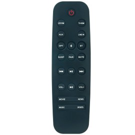 Replacement Remote Control Applicable for Nakamichi Surround Sound Soundbar Speaker Model NK12