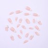 24Pcs Bow Press on Nails Medium Almond Fake Nails with