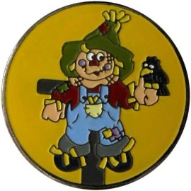 Be The Ball 4U Scarecrow Magnetic Golf Ball Marker & Matching Hat Clip - Scarecrow and Friend