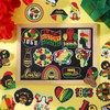 Lingvee 24 Pcs Juneteenth Day Diamond Art Refrigerator Magnet Sticker