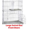 Extra Large Deluxe & Durable 3-Tiers Indoor Outdoor Wire Pet